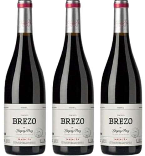 Brezo Mencía es un vino tinto joven con paso breve por roble, fresco y afrutado, ideal para quienes buscan un tinto ligero con carácter y autenticidad. | 3 botellas