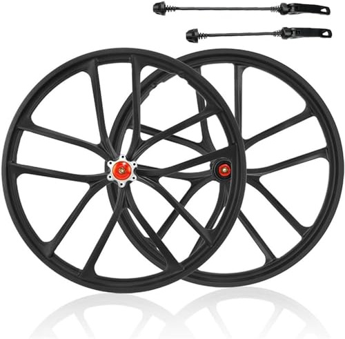 MESOVFCA 20 Zoll MTB-Radsatz, 406 Scheibenbremse Mountainbike-Rad aus Magnesiumlegierung, integriertes Rad, Kassettennaben