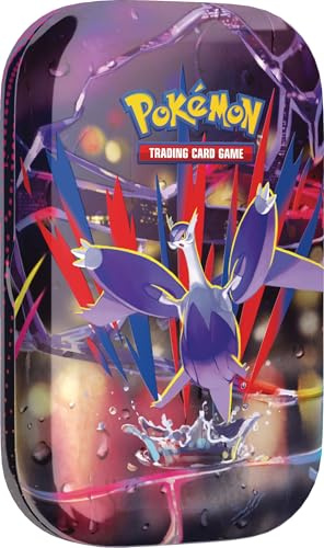Pokémon Jeu de Cartes à Collectionner : Mini boîte de Rangement Méga Héros - Méga Latias (1 Autocollant, 1 Carte Image et 2 boosters)