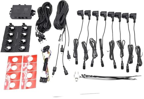 Einparkhilfe Kompatibel mit Kicks P15 2016-2024 Vorne Hinten Reverse Parkplatz Sensor PDC Auto Rückfahr AID System