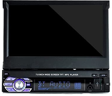 Car Stereo Radio MP5 MP4 Player 7 inch HD Touch Screen Bluetooth Support Rear Camera TF/FM/USB/AUX Mirrorlink Multimedia(9601 without camera)