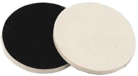 GUIPENG Disco de pulido de fieltro de lana de 3 4 5 for mármol, cerámica, vidrio, acero inoxidable, pulido fino, disco de lijado suave (1 unidad)(5 inches)