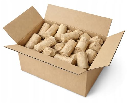 WoodOk: Briquetas de haya para chimenea, 25 kg. 100% madera de haya sin aditivos, alta densidad, combustión prolongada, pocas cenizas. Para chimeneas, estufas y calderas. Briquetas de serrín