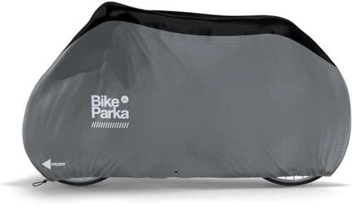 BikeParka XL vattentätt cykelöverdrag – beläggningsgrå