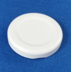 Capsule tappi coperchi bianco twist-off 70 mm, conf 100 pezzi per vasetti e barattoli in vetro