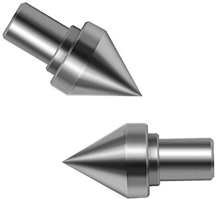 Fenteer 2Pcs 8mm(5/16inch) Shank Bearing Live Revolving Center for Lathe Tailstock