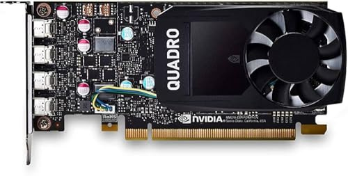 NVIDIA Quadro P600 4x DisplayPort GDDR5 PCI Express 3.0 x16 Scheda Grafica 2GB VCQP600-PB