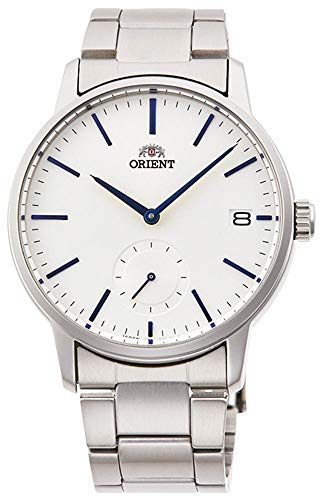 Orient Herren Automatik Armbanduhr in der Farbe Silber mit Armband aus Edelstahl, Wasserdichtigkeit: 5 bar, Gehäusedurchmesser: 39 mm, RA-SP0002S10B