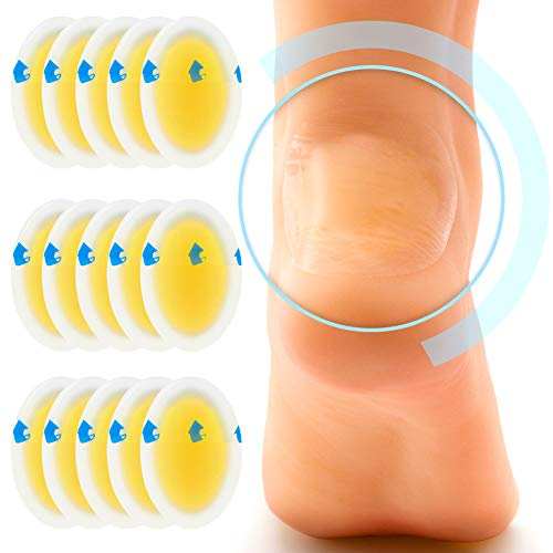 Bukihome Lot de 15 pansements anti-ampoules, protection contre les ampoules et prévention - Protège la peau contre les frottements