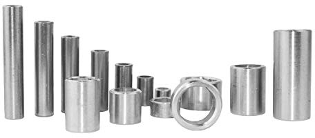 Distanzhülsen Rohr geschweißt 8x6x15 mm aus Edelstahl A2 (5 Stück) | Distanzringe - Distanzbuchsen - Rohrbuchsen - Abstandhalter - Hülsen - Distanzstücke von MESAROS®