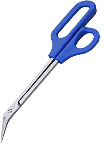 XLKJ forbice per tagliare le unghie dei piedi e cuticole, forbice ergonomica con manico lungo