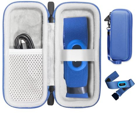 CaseSack Case for Heart Rate Monitor, Compatible with HRM-Pro Plus, Garmin 010-012883-00 HRM, HRM-Pro, HRM-Tri, HRM-Swim; Polar H10, H9; Wahoo TICKR, TICKR X, CooSpo