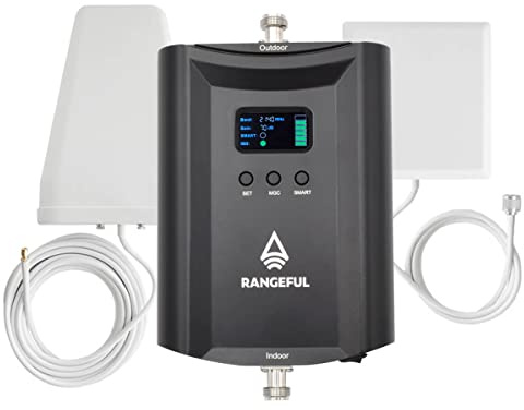 Rangeful Lance 800 V3G-L Amplificateur de Signal de Téléphone Mobile pour Tous Les Opérateurs Européens GSM/UMTS Répéteur 2G/3G Répéteur Cellulaire 900/2100MHz Répéteur de Téléphone Mobile
