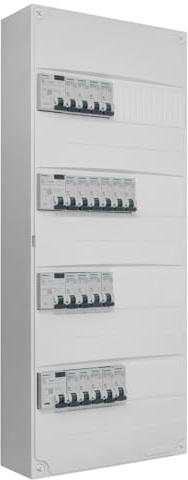 SIEMENS - Tableau 4 Rangées Pré-Équipé 1 Inter. Diff. 40A + 3 Inter. Diff.