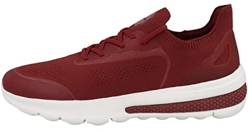 Geox Scarpe da Ginnastica U Spherica ActifSneaker da Ragazzo, Dk Rosso, 42 EU