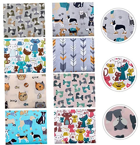 Healeved Handgefertigter Mehrzweck Baumwollstoff Patchwork 40 Stück Grün Rosé Stoffe Für Selbstgemacht Babykleidung Heimwerker Projekte