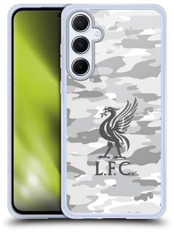Head Case Designs Offizielle Liverpool Football Club Third Liver Bird Farben Camou Gel Handyhülle Hülle [Militärischer Schutzgrad] Kompatibel mit Samsung Galaxy A55 5G