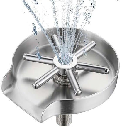 Nettoyant pour tasses à café, lave-verre d'évier de cuisine, lave-tasse automatique haute pression, rinceur de verre, accessoires d'évier de cuisine, convient pour bar KTV, magasin de thé au lait