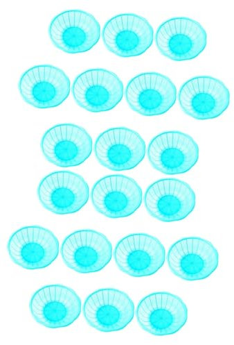 Amosfun 20 Piezas Tazón De Arroz De Plástico Tazón De Drenaje De Verduras Cesta De Drenaje De Alimentos Panier Cesta De Lavado De Frutas Cesta De Lavado De Cocina Cesta Colador El Plastico