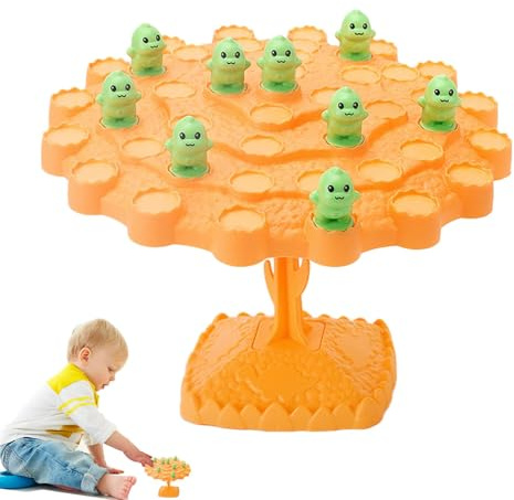 Gioco di equilibrio, gioco di raganella equilibrato | Giocattolo matematico di bilanciamento 'albero 'equilibrio dei dinosauri squisito e sicuro - Giocattoli ecologici per bambini, riunioni di famigli