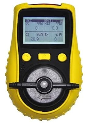 Portable Gas Detector Wireless CO O2 H2S EX(LEL) Multi 4 In 1 Gas Detector Machine With Large LCD High Sensitivity, Fast Response
