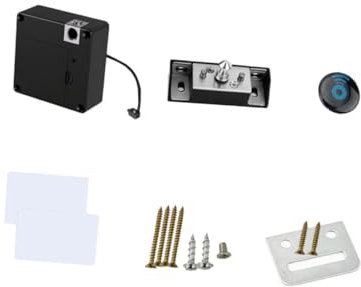 SHINEOFI Electronic Sensor Lock for Cabinet and Drawer Invisible Ic Card Lock Safety Cabinet Wireless