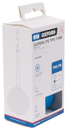 Superlite TPU-Schlauch | Presta-Ventil aufblasbarer Fahrradreifenschlauch, 700 x 32-37c