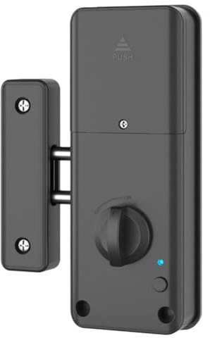 MeevrgR Elektronisches Schloss für den Innenbereich, Einbruch-Türschlösser, Holz, elektronisches Schloss, geeignet für und Büro, kann einfach installiert werden, Innenbereich, geeignet für Innentüren