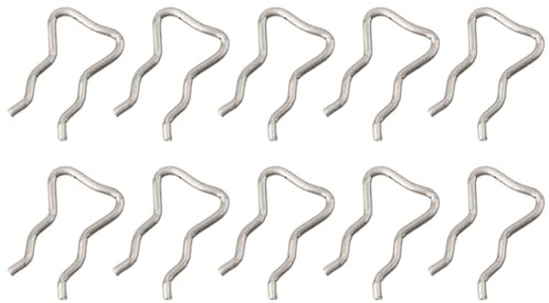 NiuLumea Lot de 10 clips de tuyau de retour d'huile en acier inoxydable pour diesel pour injecteur de carburant, pour système de rail commun