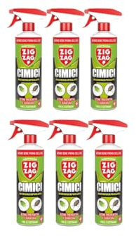 Gallik Zig Zag Insetticida Microincapsulato per Cimici – 6 Confezioni da 500 ml (Totale 3 L) | Azione Rapida e Residuale | Lento Rilascio | Trattamento Professionale per Cimici e Insetti Striscianti