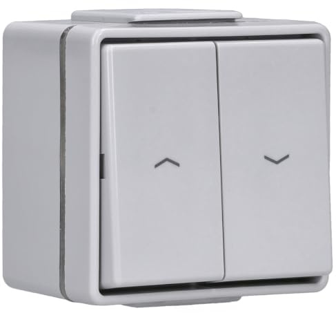 Jung 609VW Jalousie-Wippschalter Schalter, 1-polig