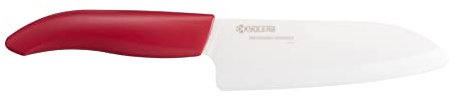 KYOCERA Coltello in ceramica FK 140 di coltelli in ceramica con manico rosso WH