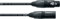Cordial DMX AES/EBU Kabel XLR, 1m Neutrik-Stecker, schwarz