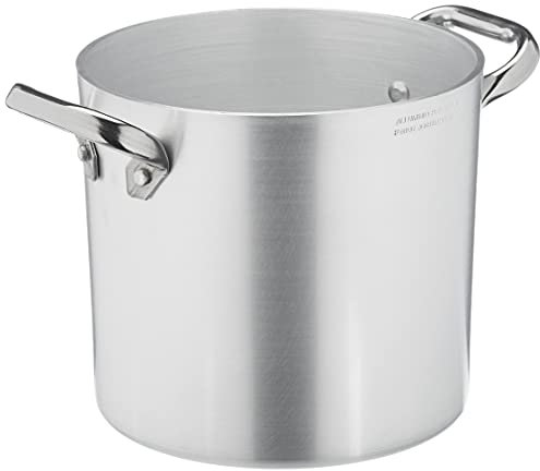Pentole Agnelli ALMA10318 Pentola Alta con Due Maniglie Inox, Argento, 18 cm, 1 Pezzo