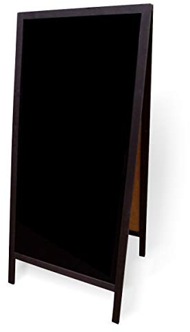 Pavement Board Wooden Blackboard A Board Value Sign 63 x 28 New !!! 24H Courier DELIVERY to UK Main Land as Standard !!! Code XXL