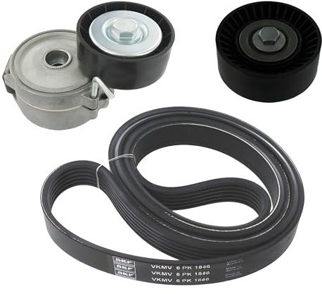 SKF Keilrippenriemen VKMA 36135 - Satz - Höhe 106 mm Länge 330 mm Breite 141 mm - OE Qualität | Kompatibel mit: FORD MONDEO IV, MONDEO IV Stufenheck, MONDEO IV Turnier, VOLVO S80 II, V70 III