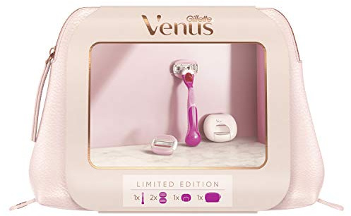 Gillette Venus ComfortGlide Spa Breeze Coffret Rasoir + Lame + Protège-Lames de Voyage + Trousse 1 Unité