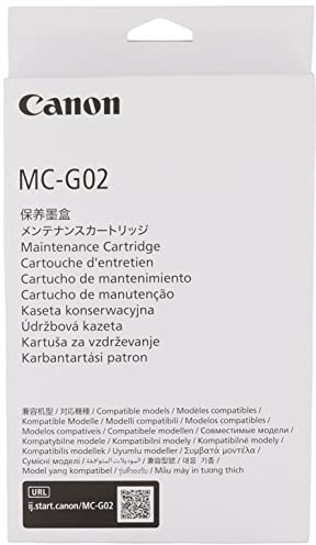 Canon MC-G 02 Wartungskassette für PIXMA MegaTank Drucker ORIGINAL Maintenance Cartridge