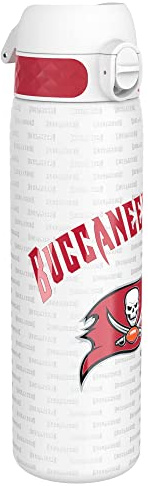 ion8 NFL Edelstahl-Trinkflasche, Auslaufsicher, Einhandöffnung, Sichere Verriegelung, Spülmaschinenfest, Tragegriff, Langlebig, Ideal für Sport