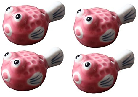 Cabilock 4 Stück Delphin-essstäbchenablage Japanisches Essstäbchenkissen Walstäbchen Ruhen Tierische Essstäbchenablage Japanischer Halter Für Essstäbchen Küchenwaren Esstisch Keramik
