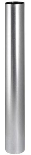 Ofenrohr FAL Rauchrohr feueraluminiert Kaminrohr Silber Abgasrohr 110 mm Länge 100 cm Ofenzubehör