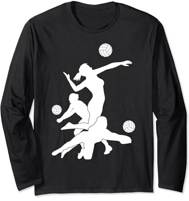 BEACHVOLLEYBALL VOLLEYBALLSPIELER VOLLEYBALL Langarmshirt