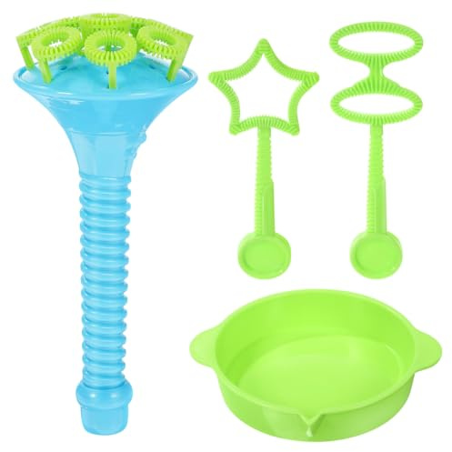 Alipis Bubble Blower Blowing Bubble Tool Bubble Maker Toys Bubble Wands Set with with Tray Fun Summer Toys for Kids, Girls and Boys