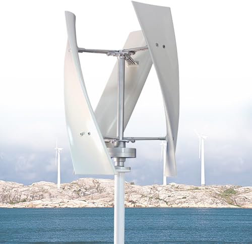 Dfdieratve Wind Turbine 400W, DC 12V 24V Wind Turbine Generator 2M/min, Wind Turbine Kit with Charge Controller Home Power, Windmill Generator Suit for Marine, RV, Home,12V