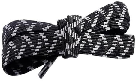 Running Shoes Boot Strings，Flache Schnürsenkel für Leuchtende Schnürsenkel for Sneaker, elastische Schnürsenkel, for Eishockeyschuhe, hübsche Schnürsenkel, formbar, verstellbar, reflektierend, flache