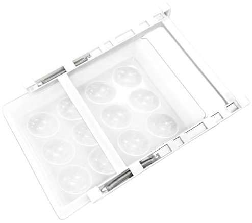 Boîte de rangement pour œufs | Porte-œufs transparent de type tiroir | Boîte à œufs empilable pour économiser de l'espace pour réfrigérateur et étagère de réfrigérateur, organisateur pour cuisine et