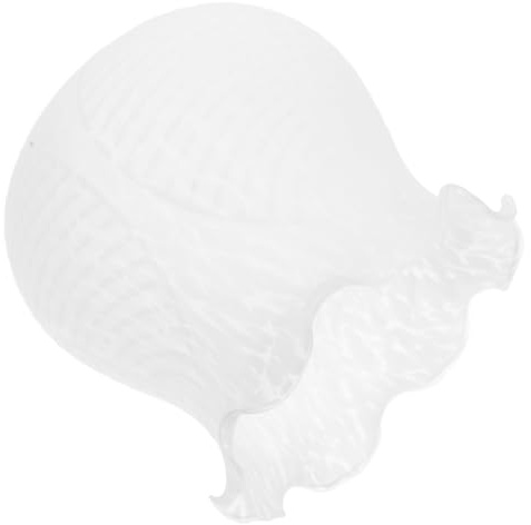 MAGICLULU E27 Flower Glass Lampshade Unique Floral Design for Home Environment, Featuring Light Diffusion and Easy Installation, Suitable for Indoor Spaces and Pendant Lights