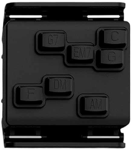 Kalastussaari Guitar Chord Pressers, Ukulele Aid Easy Press Kit, tragbarer Gitarrenakkord -Helfer mit 7 Akkordkonfigurationen für Anfänger