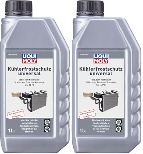 LIQUI MOLY Kühlerfrostschutz universal | 1 L | Kühlerschutz | Art.-Nr.: 21313 (Packung mit 2)