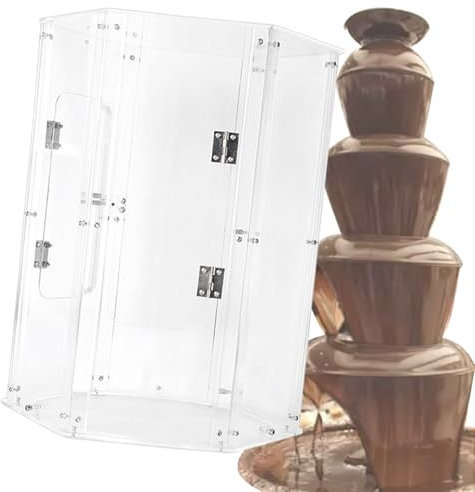 Cubierta para fuente de chocolate de 4 a 7 niveles, cubierta para máquina de fusión de chocolate eléctrica, cubierta para fuente de fondue de chocolate, cubierta para fuente de fondue de dulces, 5 n
